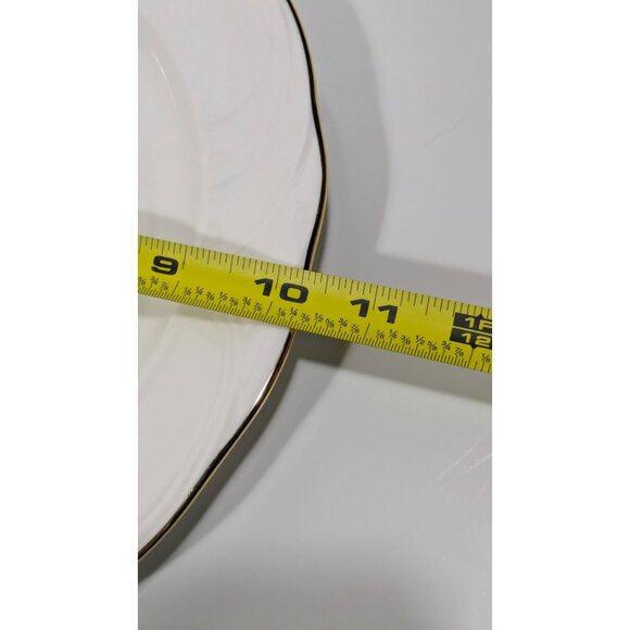 Royal Albert Bone China Horizon Shape Tiara Dinner Plate White Elegant Tableware - Picture 3 of 6